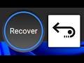 How to recover up to 1GB data on external HDD (Windows 11)