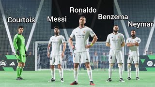 FC 24 VOLTA - Messi Ronaldo Benzema Neymar All Star - Real Madrid vs Soccer Aid