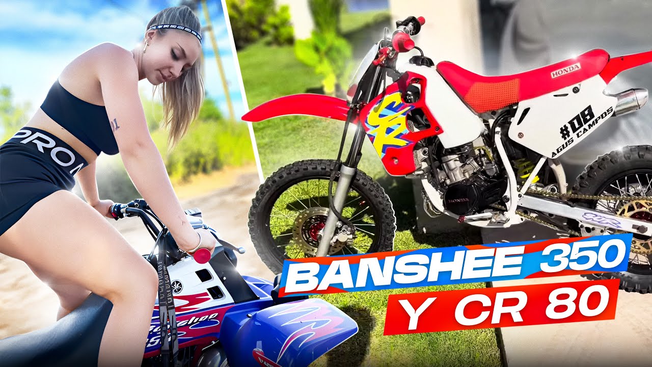 Probado Banshee 350 y CR 80 en Zarate 