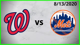 Washington Nationals Condensed Game (8/13/2020) New York Mets Condensed Game