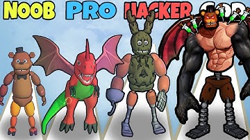 NOOB vs PRO vs HACKER vs GOD in Merge Monsters