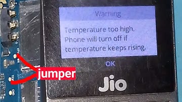 Temperatue too high Phone will turn off if temperature keeps rising problem in Jio Phone