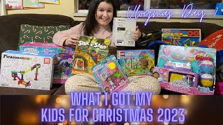 What I got my Kids for Christmas 2023/Ages 8, 6, 3, 8 Months/Vlogmas Day 7