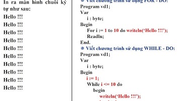 cau lenh lap While - Do