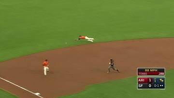 ARI@SF: Tomas slaps an RBI single into left