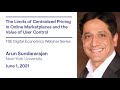 Tse online economics of platforms seminar  arun sundararajan