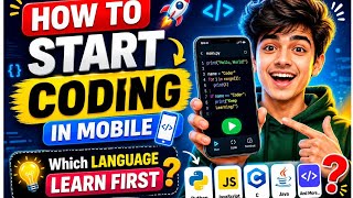 How to Start Coding on Mobile 📱 | Best Programming Language for Beginners (2026)