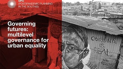 Governing futures  Multilevel governance for urban equality