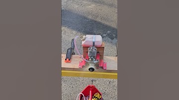 Fox 36X Glow Engine Running. Vintage Control Line / Free Flight Engine.