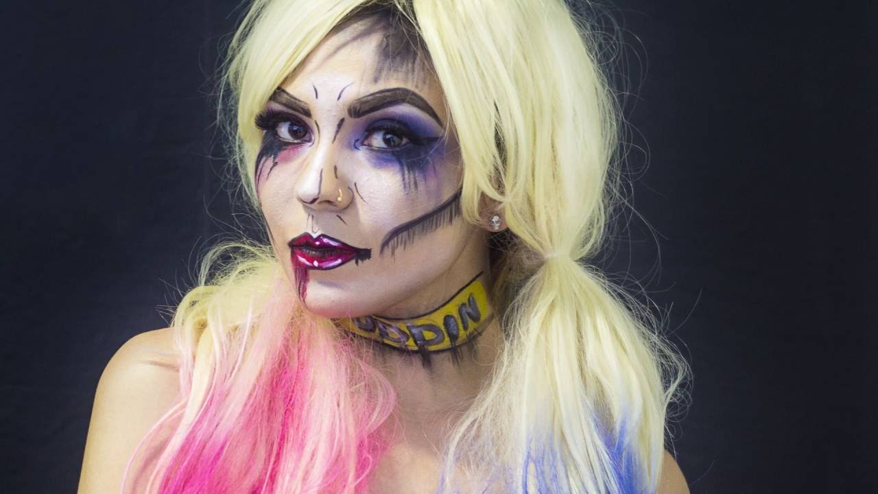 Tutorial Completo Maquillaje Harley Quinn Pop