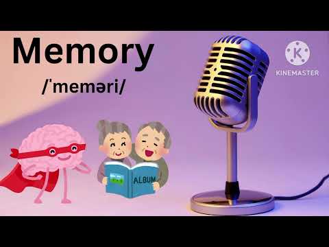 نطق كلمة ذكرى أو ذاكره نطق كلمة  سلسلة تعلم كلمات اللغة الإنجليزية