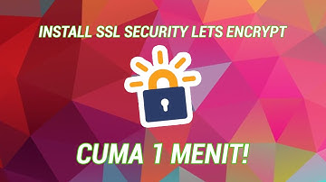 Cara Install Lets Encrypt SSL Security di cPanel