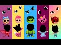Wrong eyes👀 LOOLookids Pj Musk Hulk Bebefinn Pinkfong Hogi DAME TU COSITA Funny Puzzle Wrong Heads
