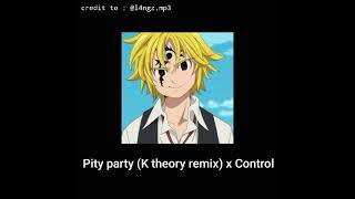 Pity Party x Halsey - Control Audio Edit (K theory Remix) Slowed