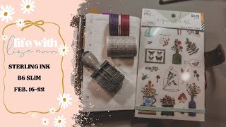 Sterling Ink B6 Slim Common Planner | Feb. 16-22, 2026