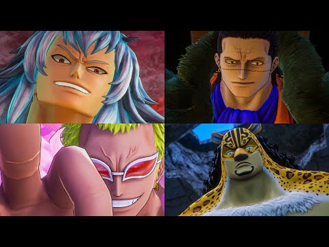 One Piece Odyssey – Luffy Defeats Every Villain Scenes