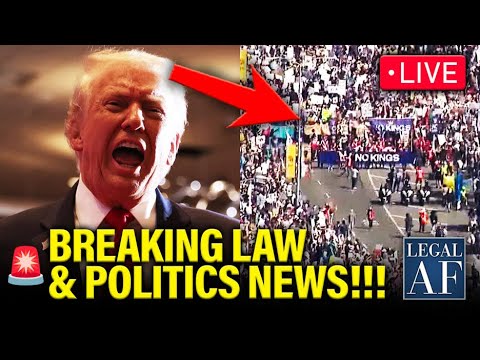 LIVE: Trump SUFFERS Major LEGAL LOSSES as NO KINGS GROWS!!! | Legal AF