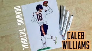 Famous How to draw Caleb Williams Chicago Bears Net Worth