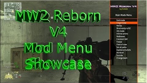 ☆☆MW2 Reborn V4 Mod Menu Showcase☆☆