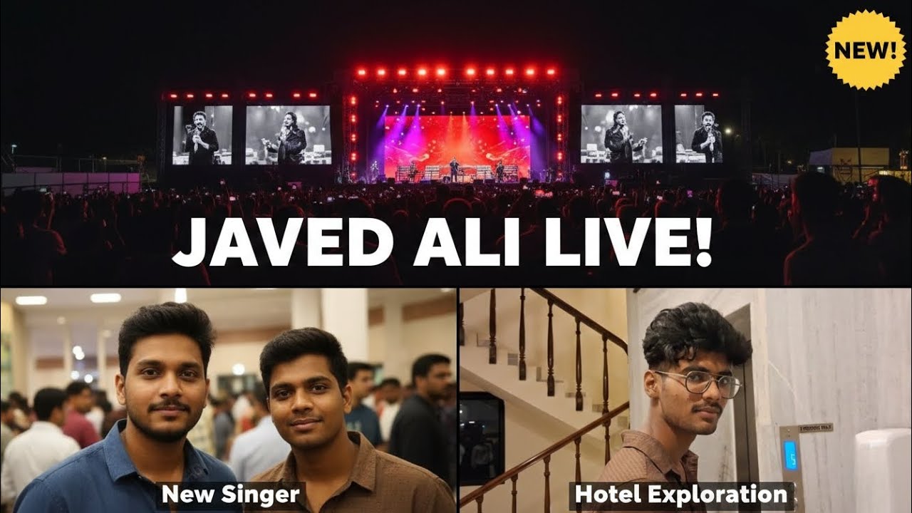 Javed Ali Concert🔥Exploring Hotel😂