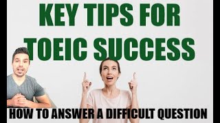TOEIC TIPS: EASILY ANSWER THIS QUESTION      #toeic #toeictips #engvid #TOEICclass  #toeicguide #esl