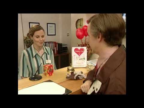 Alan distributes Valentines day Chocolate Oranges (available Rawlinson's)