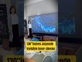 Hosting friends? Turn your living room into a private cinema in seconds!#housedesign #lasertv