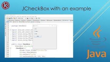 JCheckBox with an example