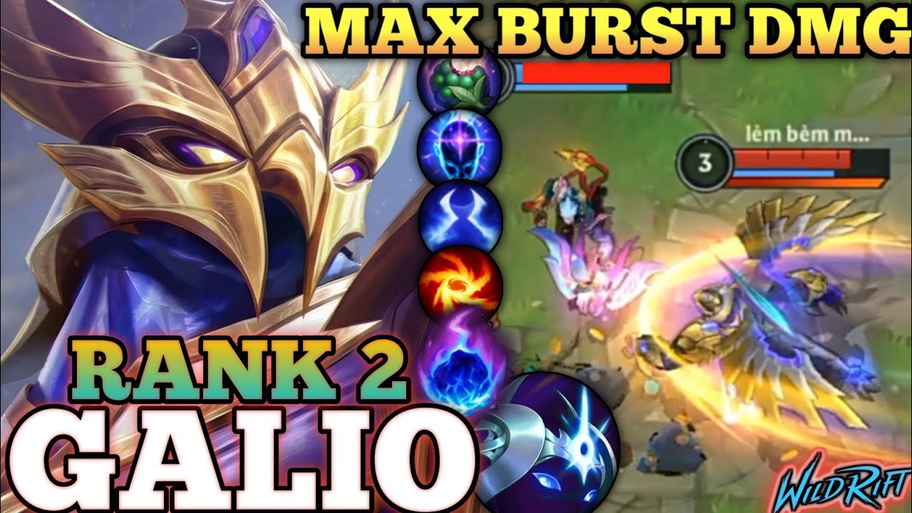 Удалить Галио одним выстрелом! Смертоносная сборка со 100% взрывом — ТОП-2 в мире Галио от Grumbl...