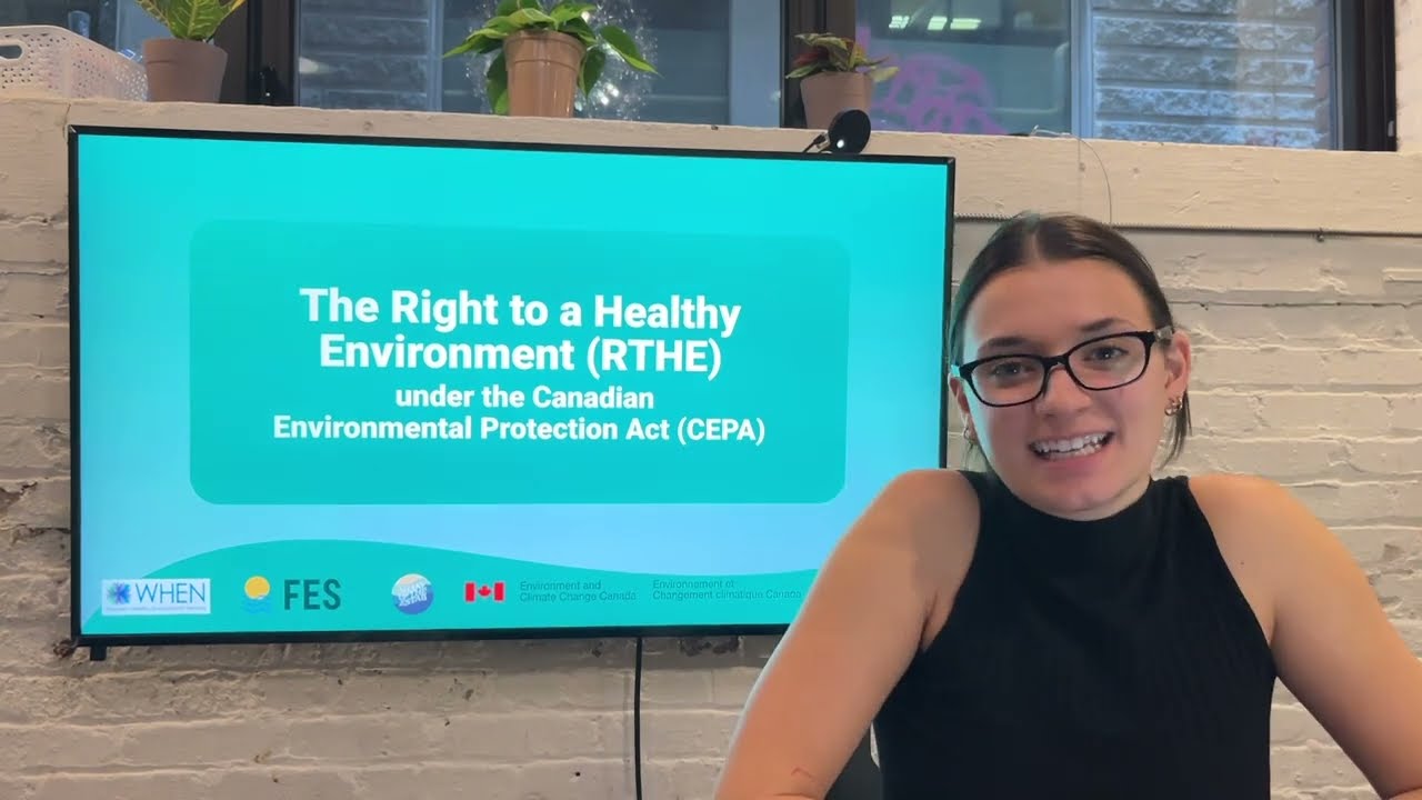 The Right to a Healthy Environment Under CEPA: What is it? (Public Consultation Backgrounder)