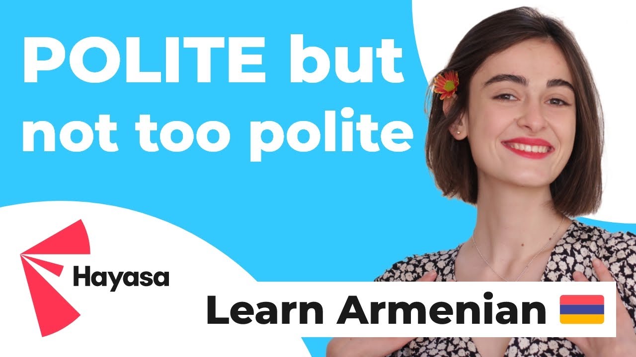 How to be polite? Say Thank You in Armenian ! 🇦🇲👉 Learn Armenian