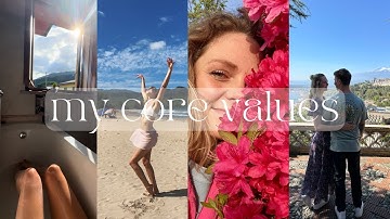 MY CORE VALUES | the four pillars of my life