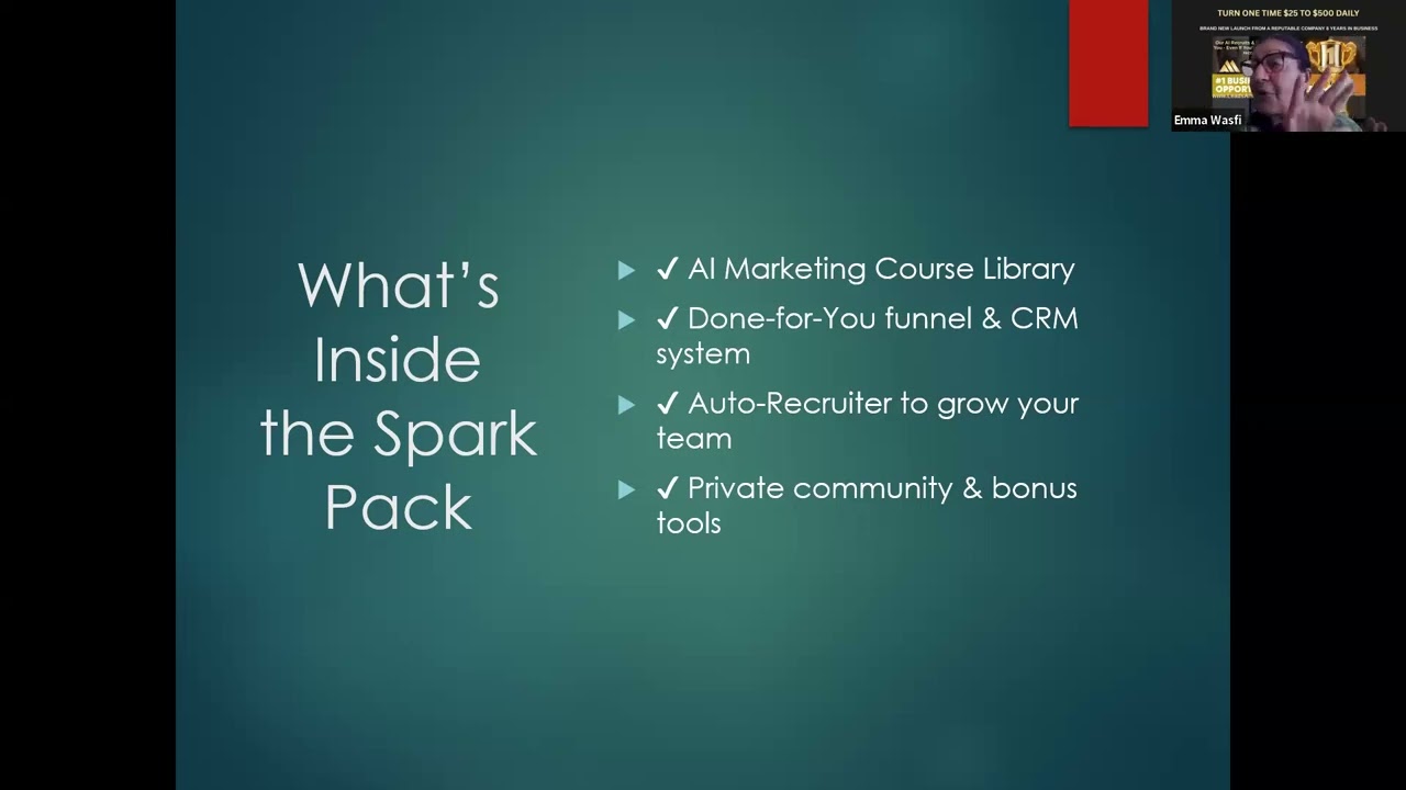 Affiliate Mentor Spark $25 Austomated System NO RECRUITING