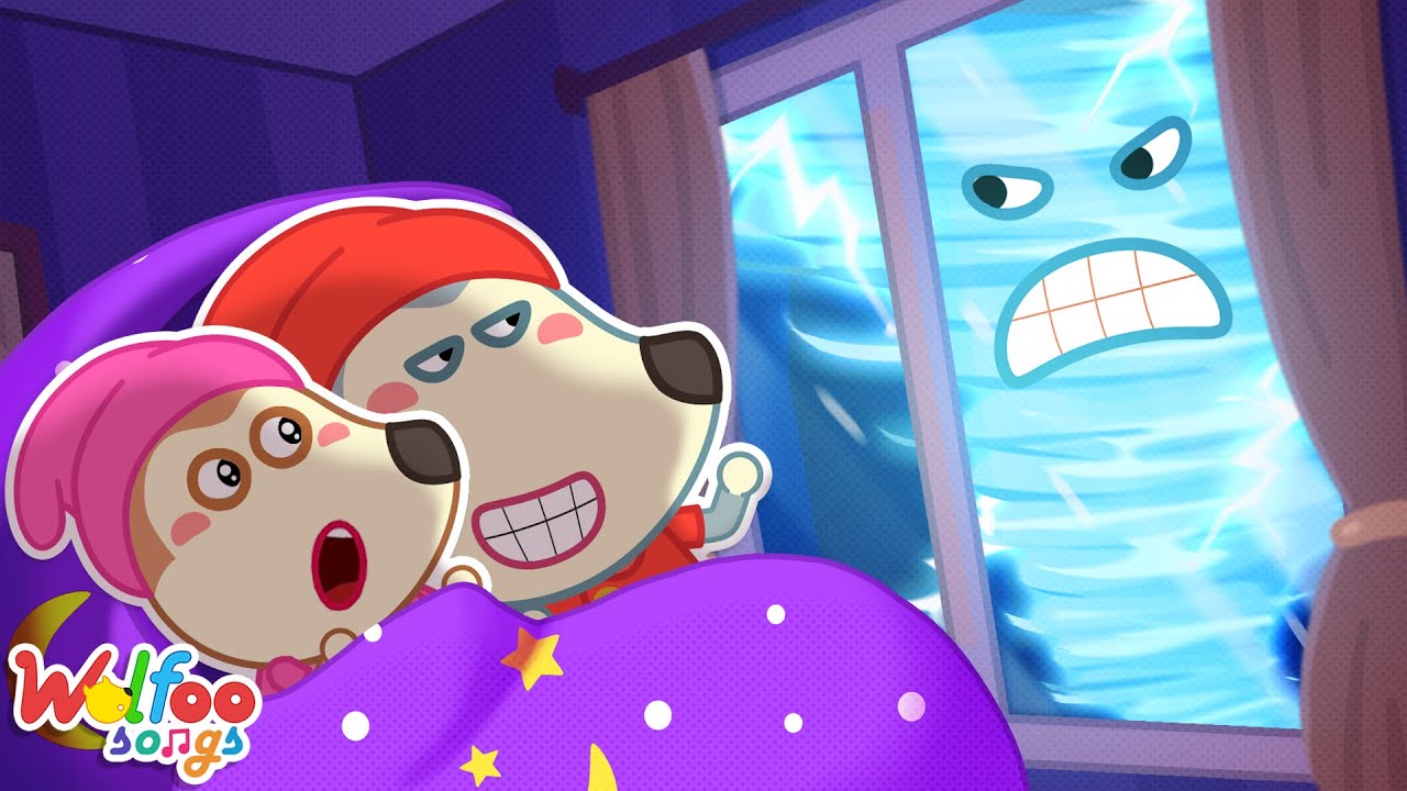Storm Storm Go Away | Giant Storm is Coming | Safety Song |Wolfoo Nursery Rhymes & Kids Songs Series