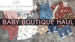 BABY BOUTIQUE SHOPPING HAUL WITH BAILEY'S BLOSSOMS