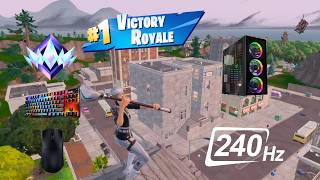 Fortnite Reload ASMR | High Kill Solo Ranked Win Full Gameplay (Keyboard &amp; Mouse)