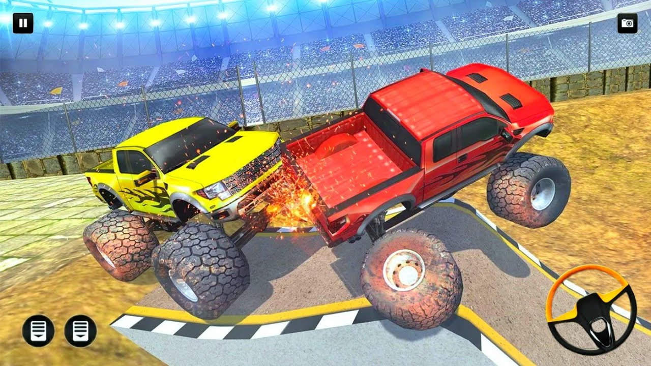Monster Trucks Crashing Derby Demolition Racing Stunt Simulator