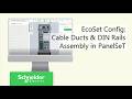 How to Manually Assemble Cable Duct & DIN Rail in PanelSeT Universal Enclosures Design?