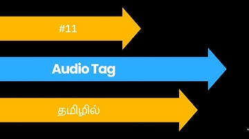 #11 AUDIO TAG TUTORIAL FOR BEGINNERS | TAMIL#htmltutorial #audiotag #beginners #html5 #codewithaswin