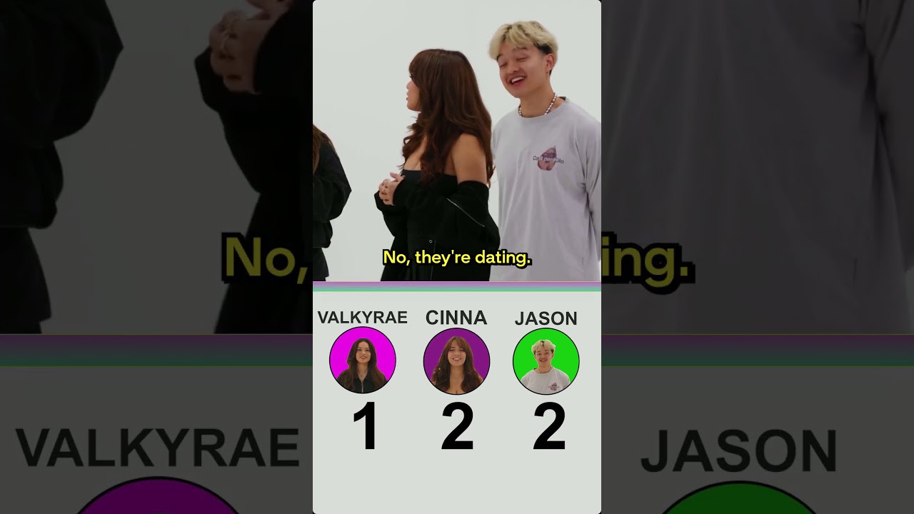 Did you do better than Jason, Cinna and Valkyrae? Leave your score down below! #siblings #dating