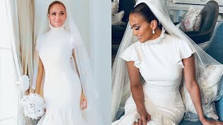 Jennifer Lopezs 3 Wedding Dresses For Her Wedding With Ben Affleck