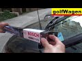 Citroen wipers to the service position and how to change wipers Bosch aerotwin