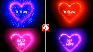 Kinemaster Video Editing 2022 | Glowing Lyrics Status Editing | Kinemaster Sticker Status Editing screenshot 2