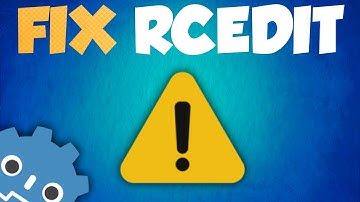 How to Fix Could not Start RcEdit in Godot