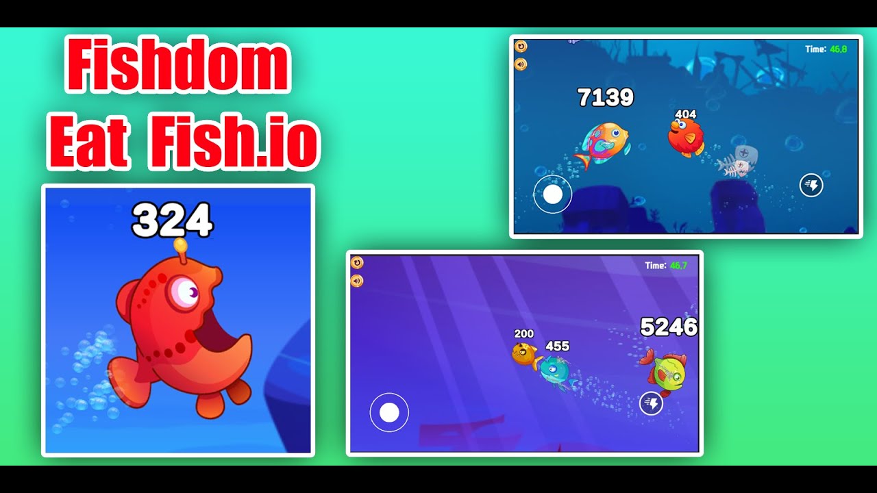 Fishdom Eat Fish.IO Top Trending Game Unity Source Code with Admob Ads ...
