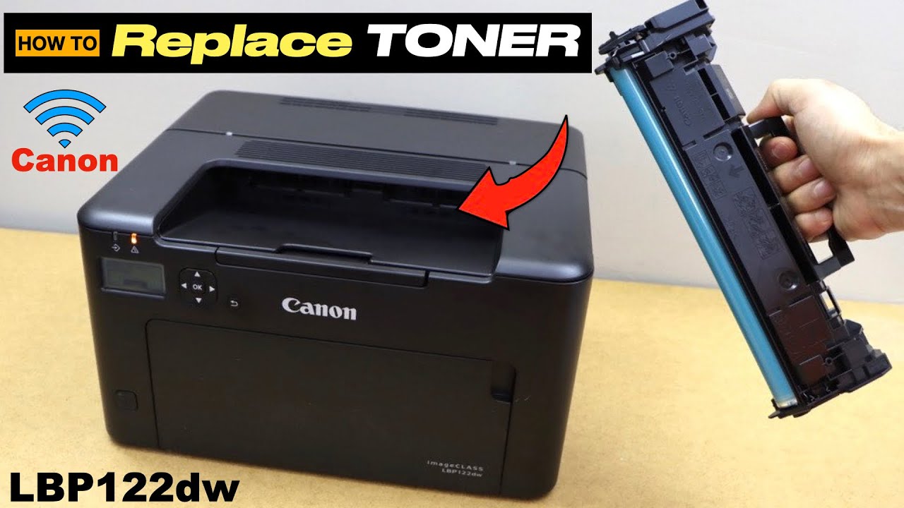 Инструкция по замене чернил и тонера в принтере Canon ImageCLASS LBP122dw.