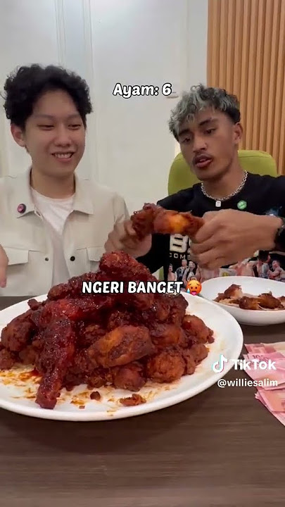 Mukbang ayam terpedas#viral #viralvideo #williesalim #sports #shortvideo #fyp