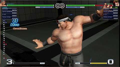 [KOF XIV] Goro Daimon Basic Combo Sample