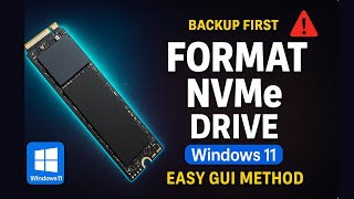 How to Format an NVMe Drive in Windows 11 (SSD / M.2)