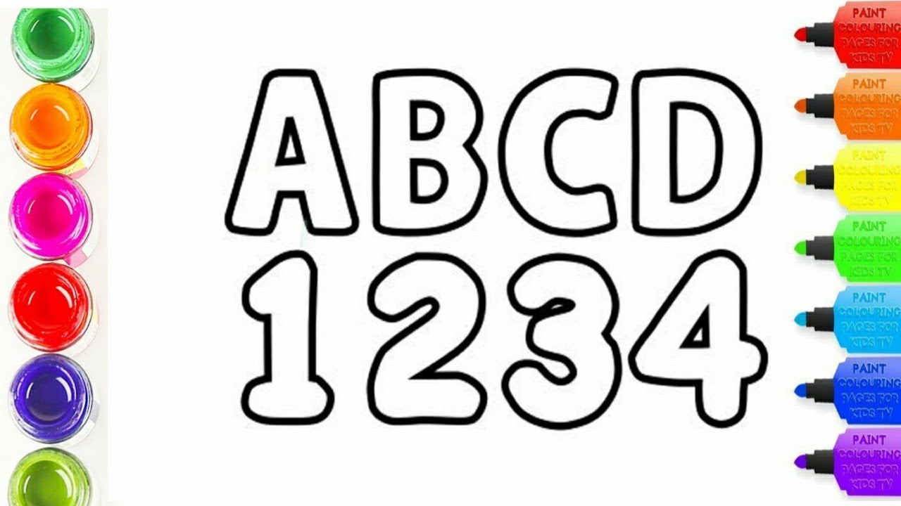 Learn Alphabets | Learn Numbers | How to Write ABCD and Numbers | Count ...